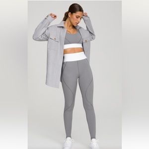 NWT - Good American GA-CLEAR Active Essential Icon Leggings - Size 2